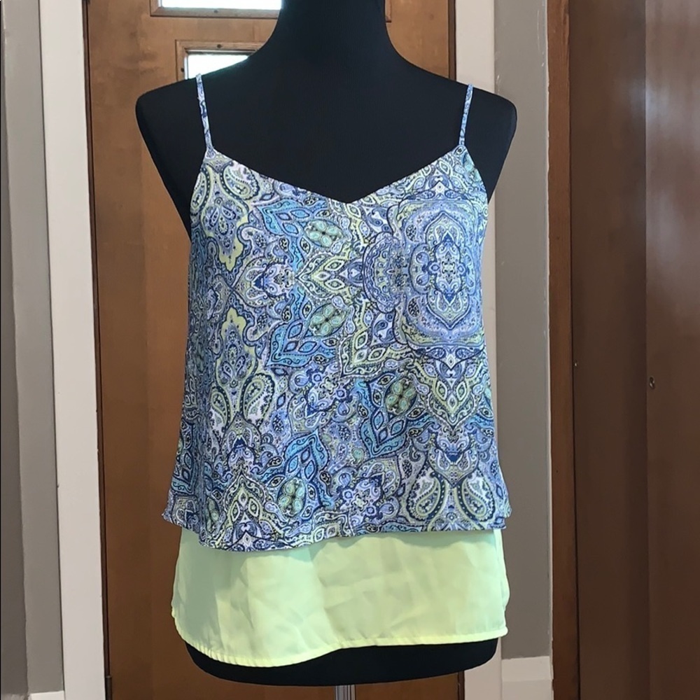 Maurices double layer cross back tank